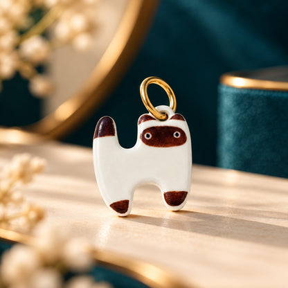 Cute Animal Charm Pendant – Cat & Dog Enamel Pendant